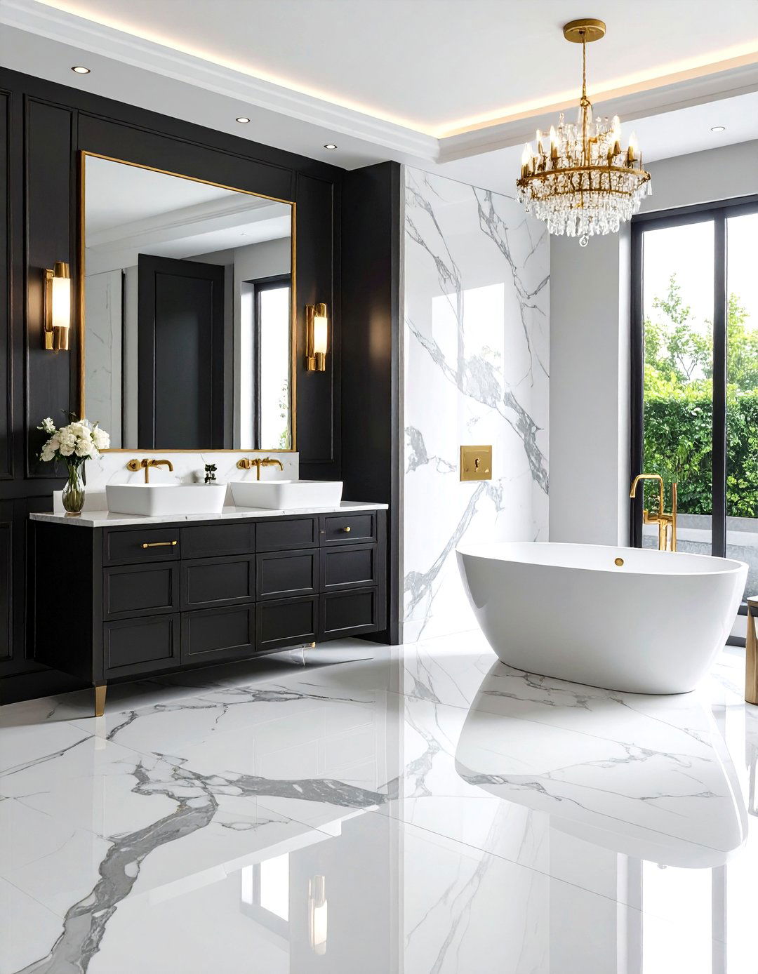Marble Luxury Bathroom - 30 5x8 bathroom remodel ideas