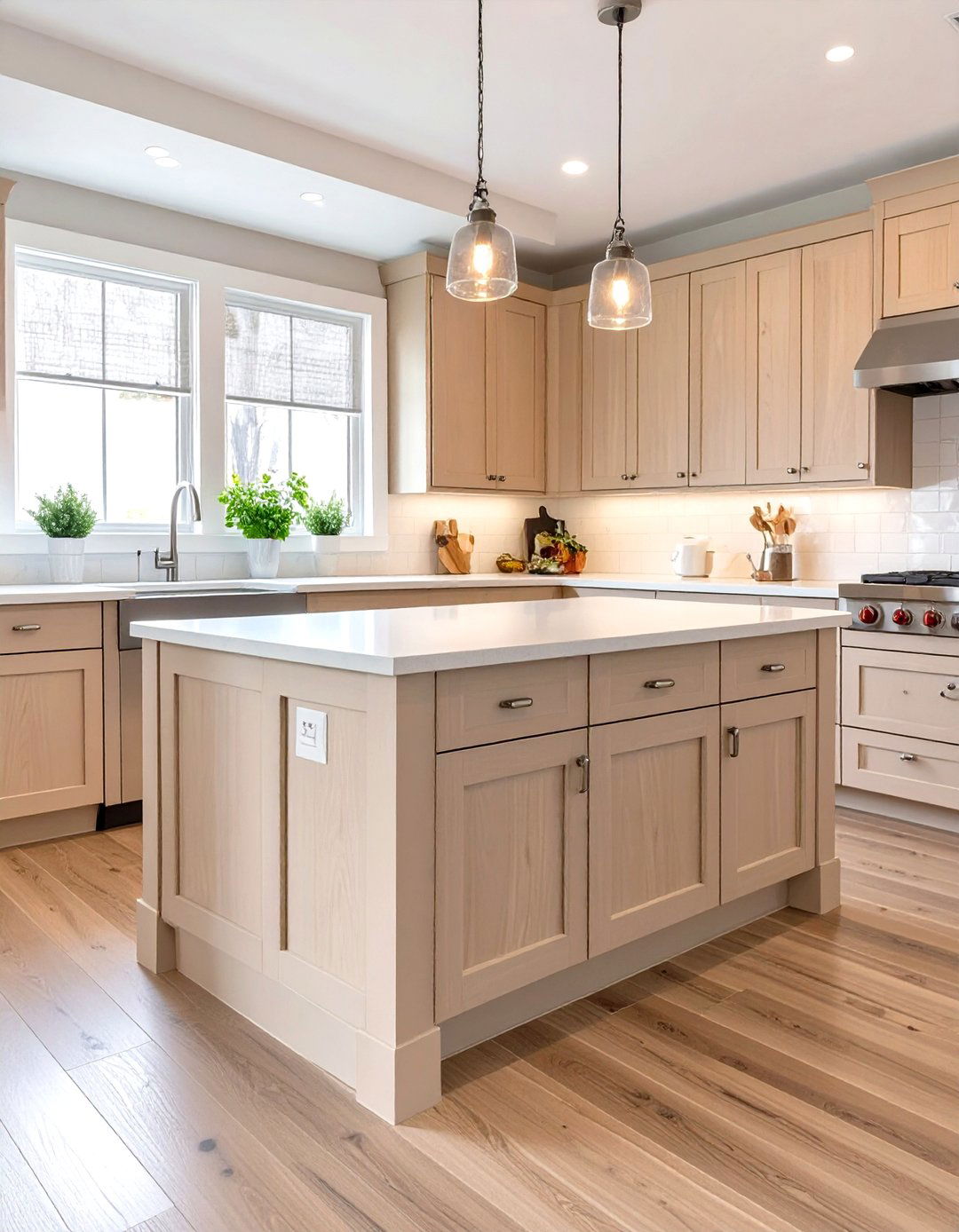 Matching the Island to the Cabinetry - 30 small kitchen ideas with island