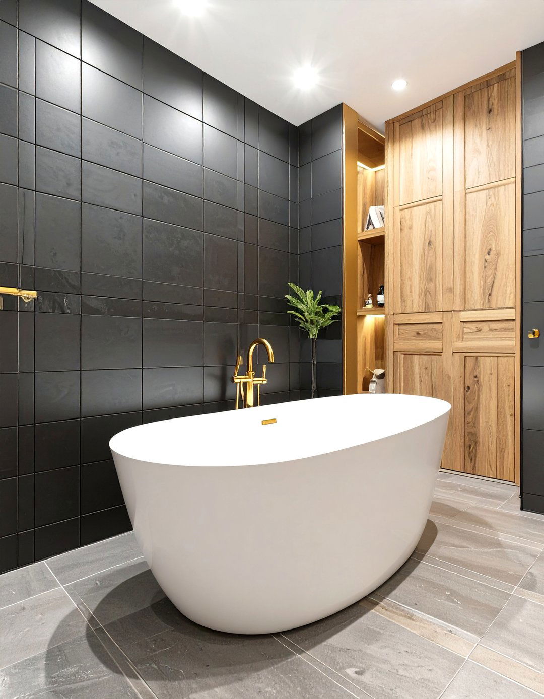 Matte Black Bathroom Wall Tiles - 30 bathroom tiles design images ideas