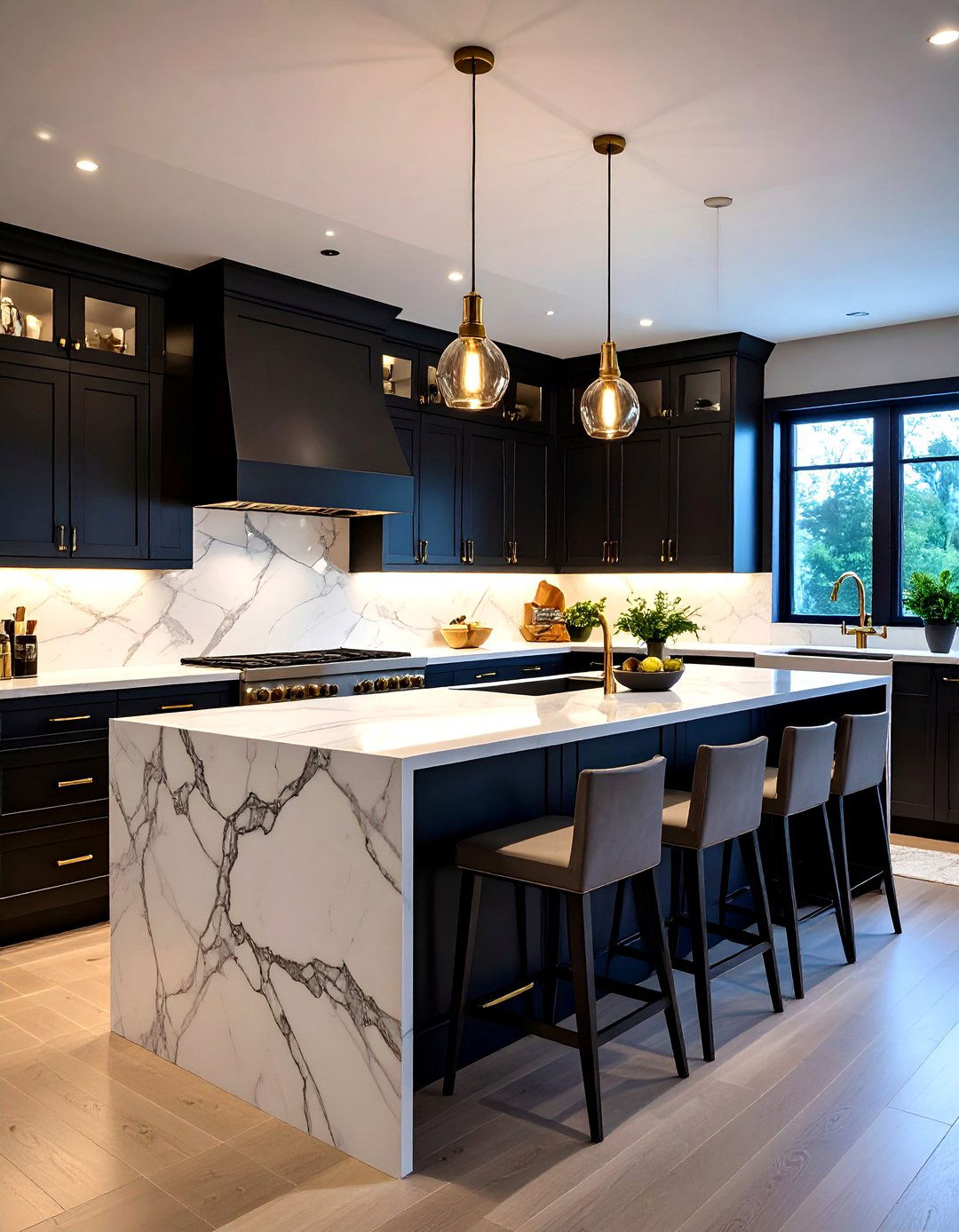 Matte Black Kitchen Cabinets - 30 kitchen cabinet trends