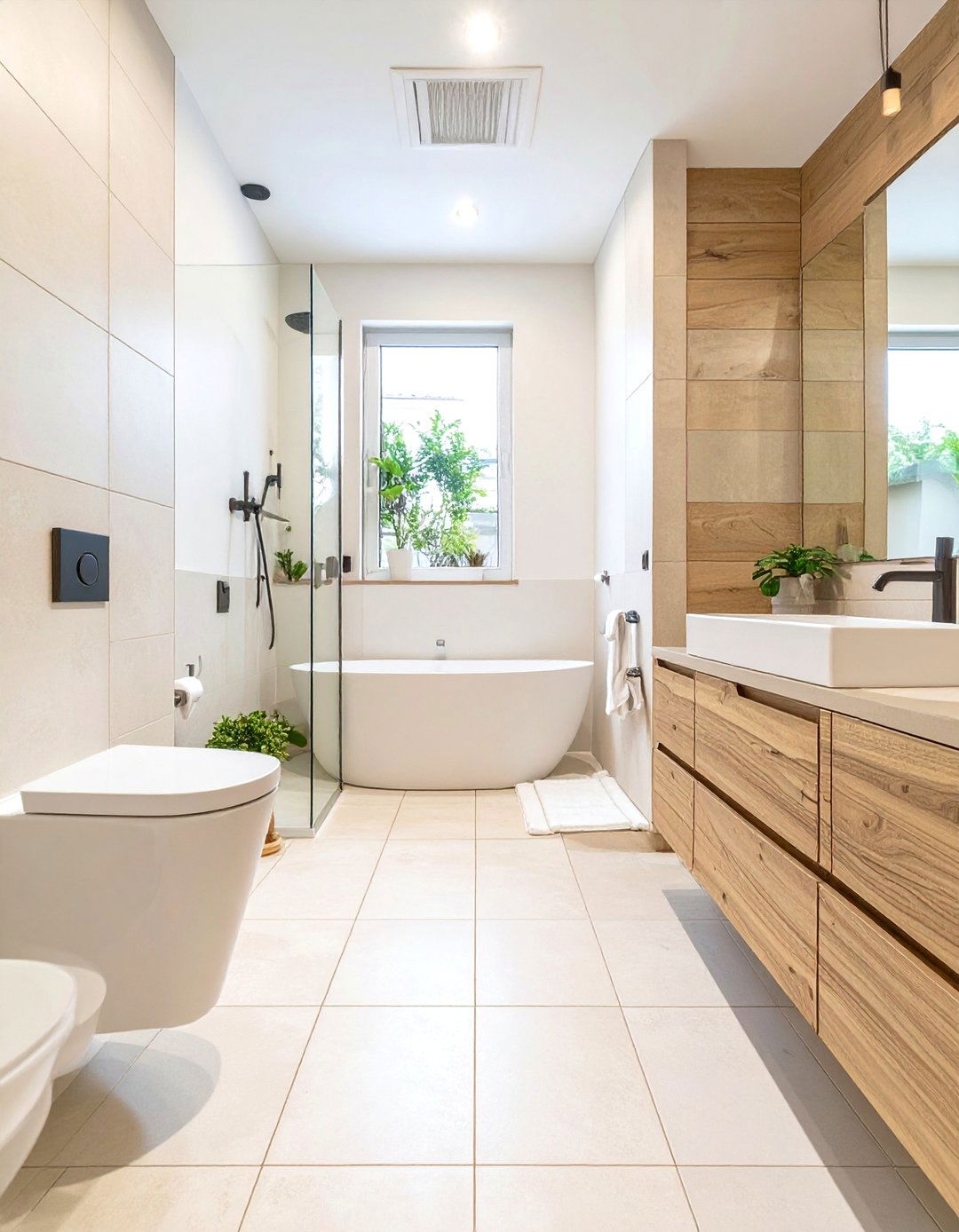 Matte Finish Floor Tiles - 30 small bathroom floor tile ideas