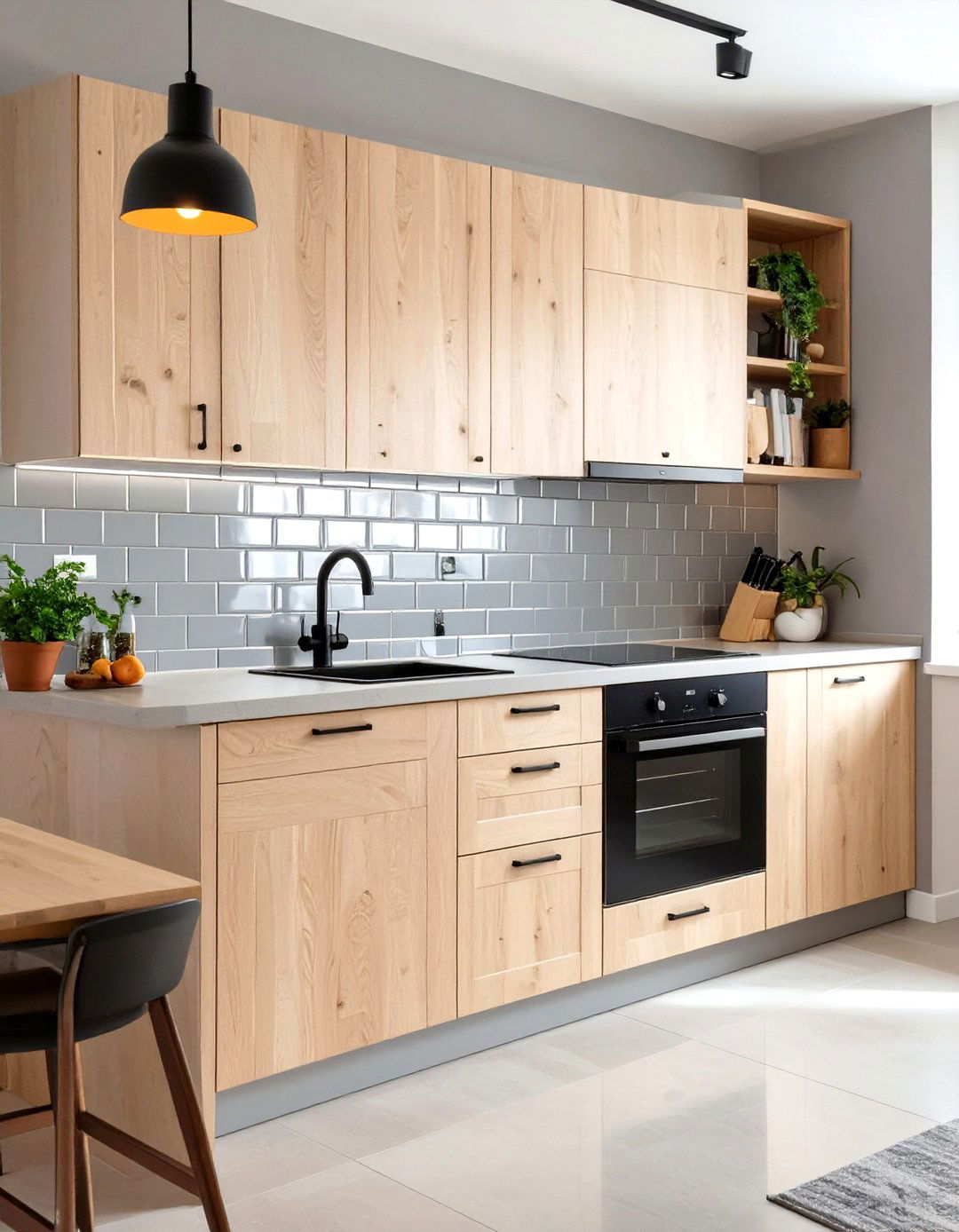 Matte Finish Subway Tile Backsplash - 30 subway tile backsplash ideas
