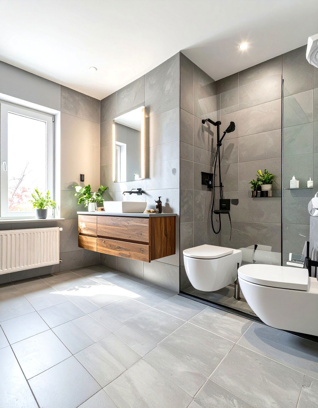 Matte Finish Tiles for a Modern Look - 30 small bathroom bathroom tile ideas