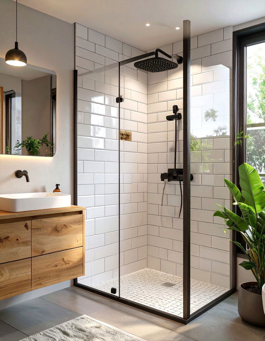 Matte Finishes on Surfaces - 30 scandinavian bathroom design ideas
