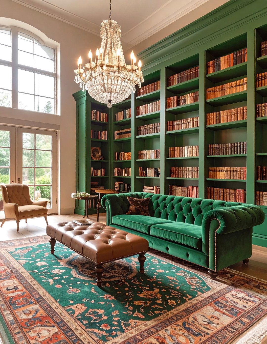 Maximalist Library and Lounge - 30 interior design rendering ideas