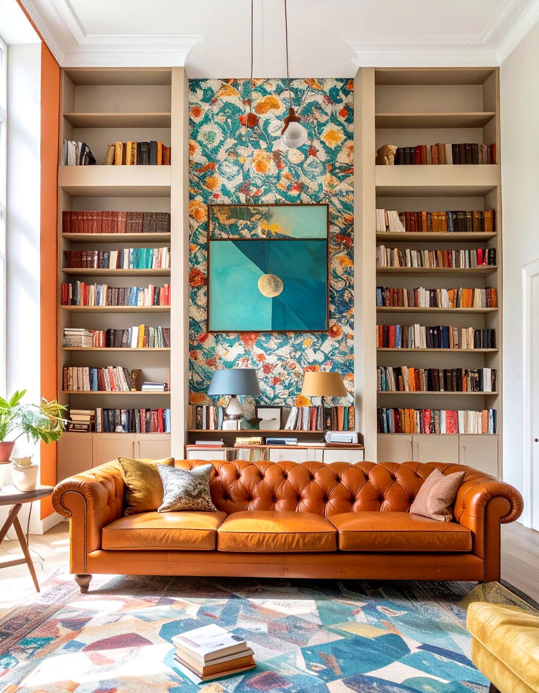 Maximalist Library and Study - 30 interior design simulator ideas