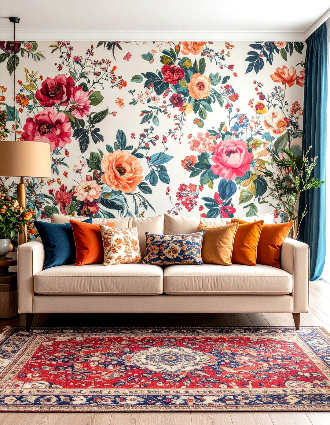 Maximalist Living Room with Bold Colors - 30 popular living room ideas