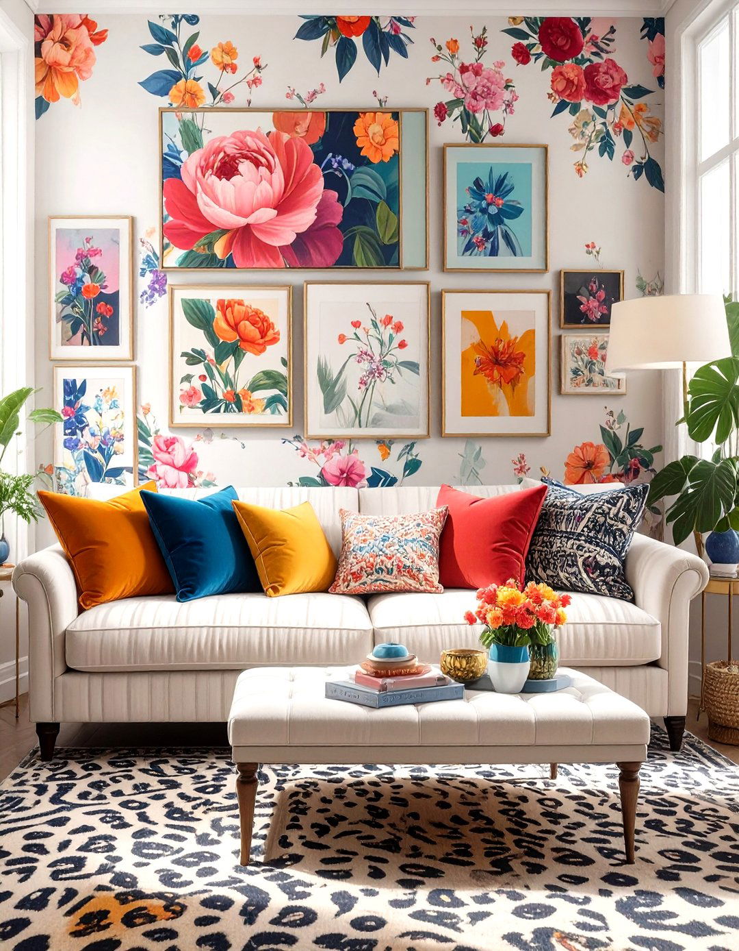 Maximalist Pattern Play Living Room - 30 modern luxury modern living room design ideas