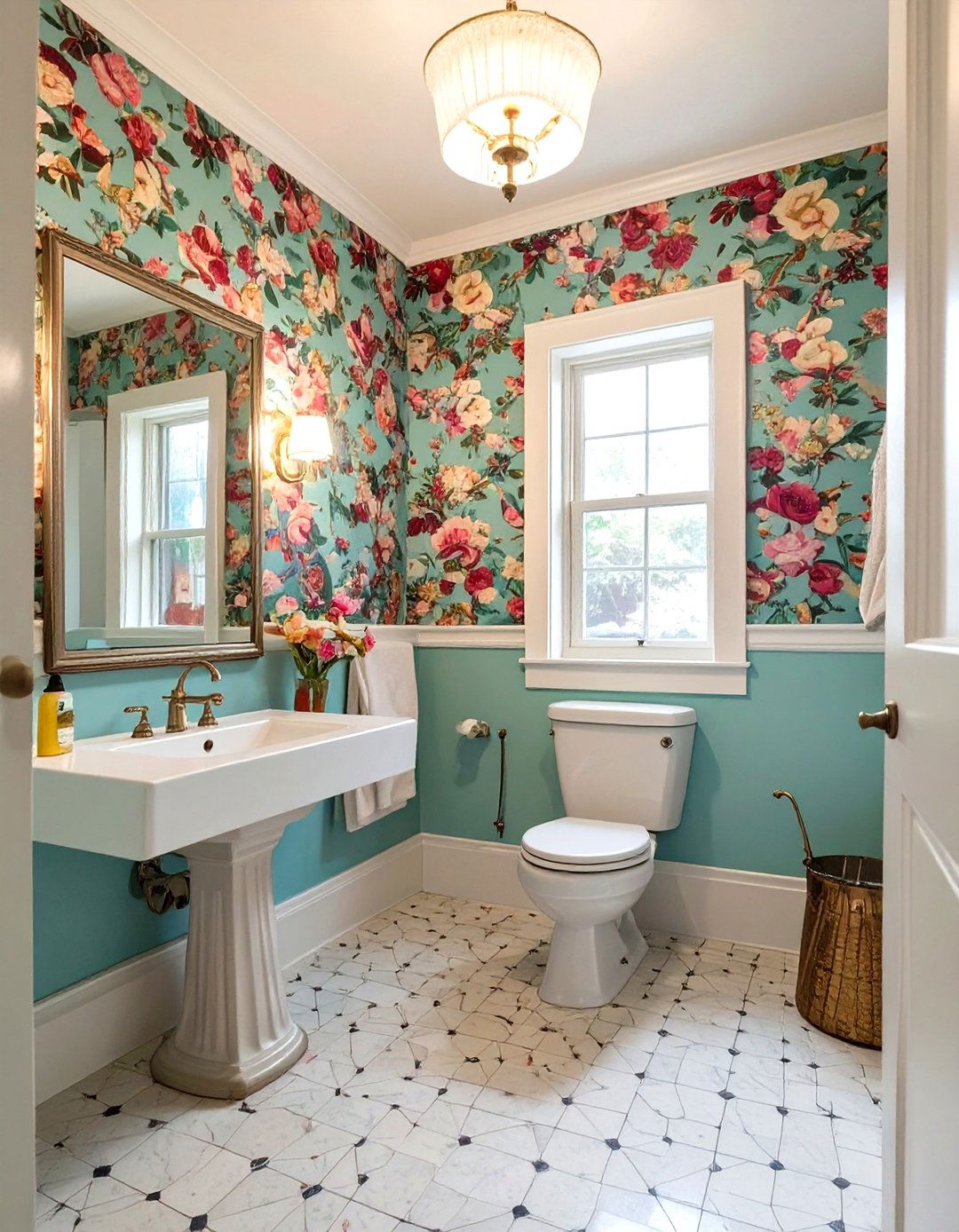 Maximalist Powder Room Idea - 30 interior design software free ideas