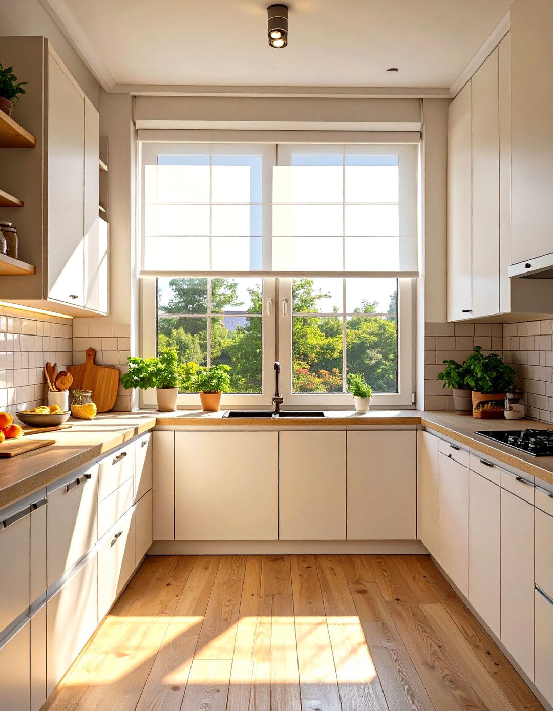 Maximize Natural Light - 30 small kitchen decorating ideas