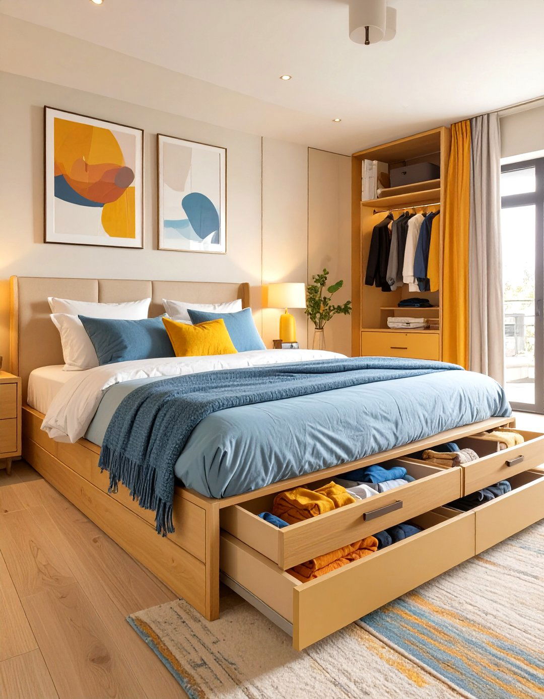 Maximize Under Bed Storage in the Master Bedroom - 30 simple master bedroom ideas