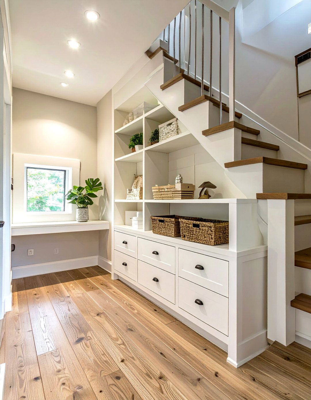 Maximizing Under Stair Storage Potential - 30 small house interior design ideas