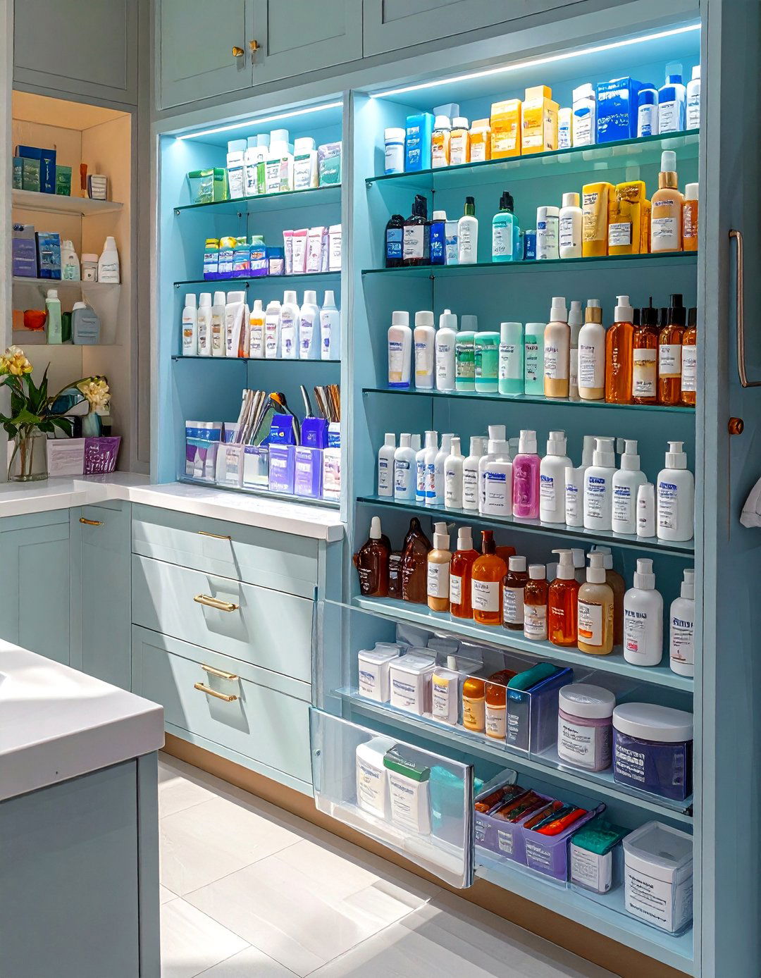 Medicine Cabinet Organization - 30 bathroom organization ideas