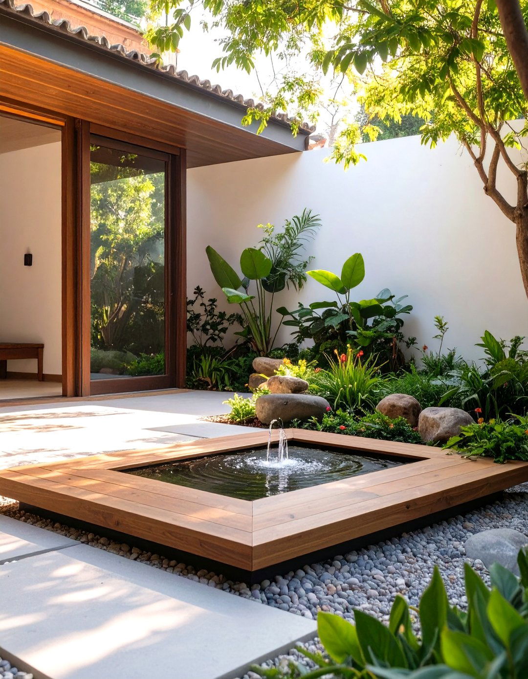 Meditation Corner with a Yoga Platform - 30 outdoor living space ideas