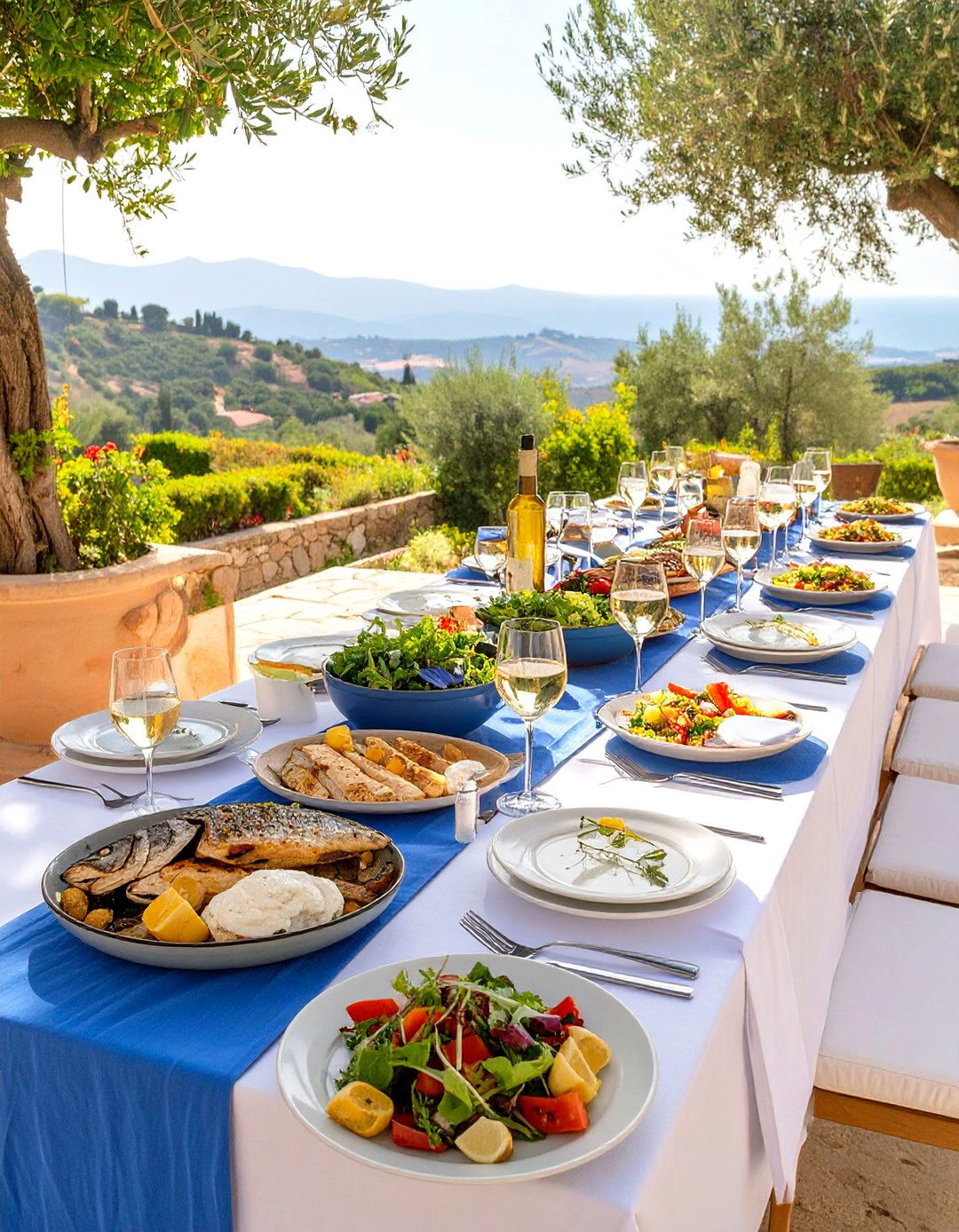 Mediterranean Al Fresco Dinner - 30 outdoor party ideas