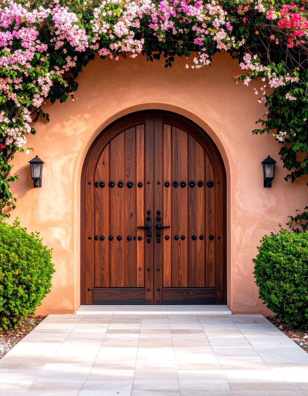Mediterranean Archway Garden Gate - 30 garden gate ideas