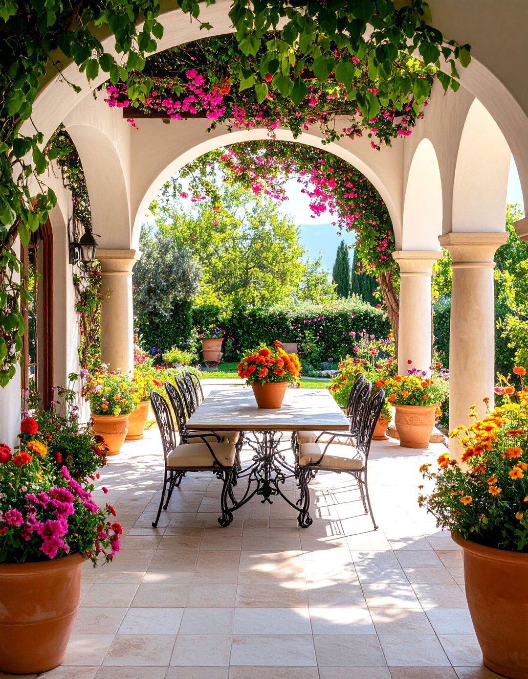 Mediterranean Archway Patio Enclosure - 30 patio enclosure ideas