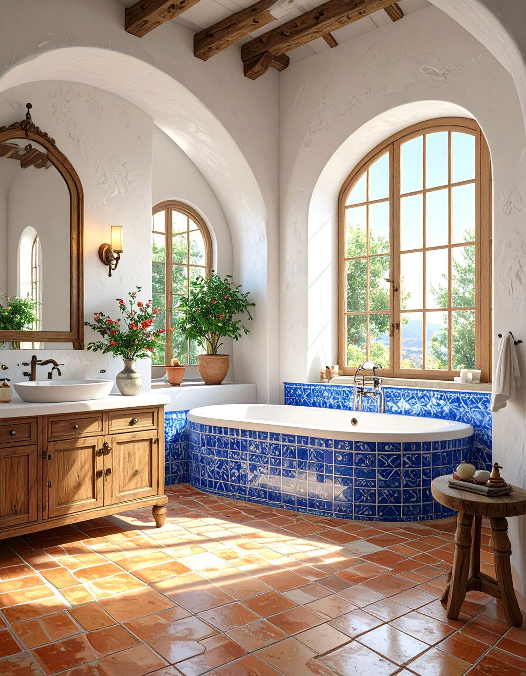 Mediterranean Bathroom Escape - 30 bathroom remodel ideas 2022