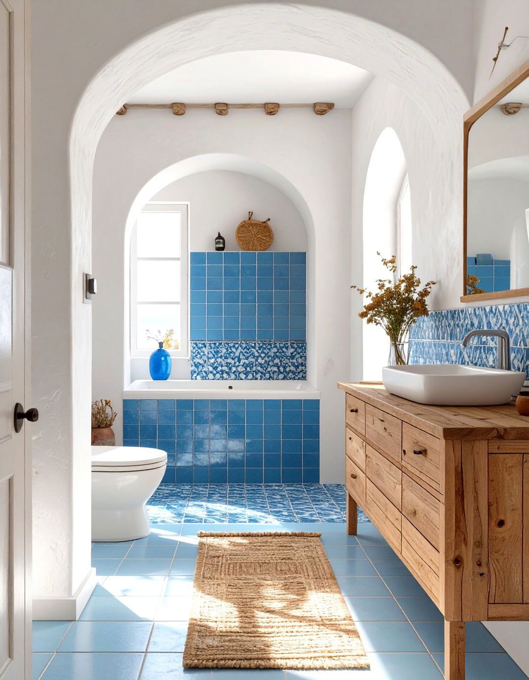 Mediterranean Coastal Bathroom - 30 design bathroom online ideas