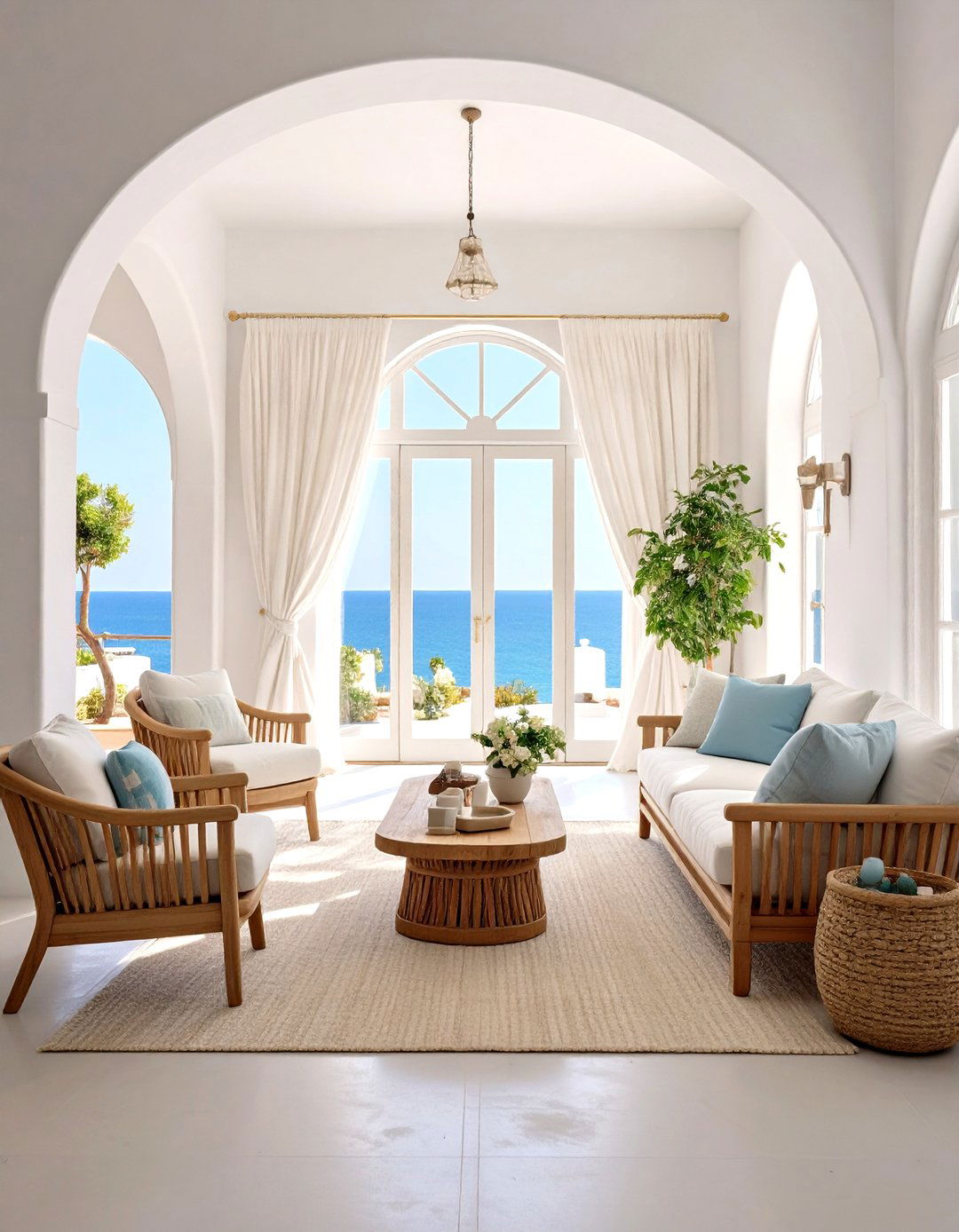 Mediterranean Coastal Living Room - 30 elegant living room ideas