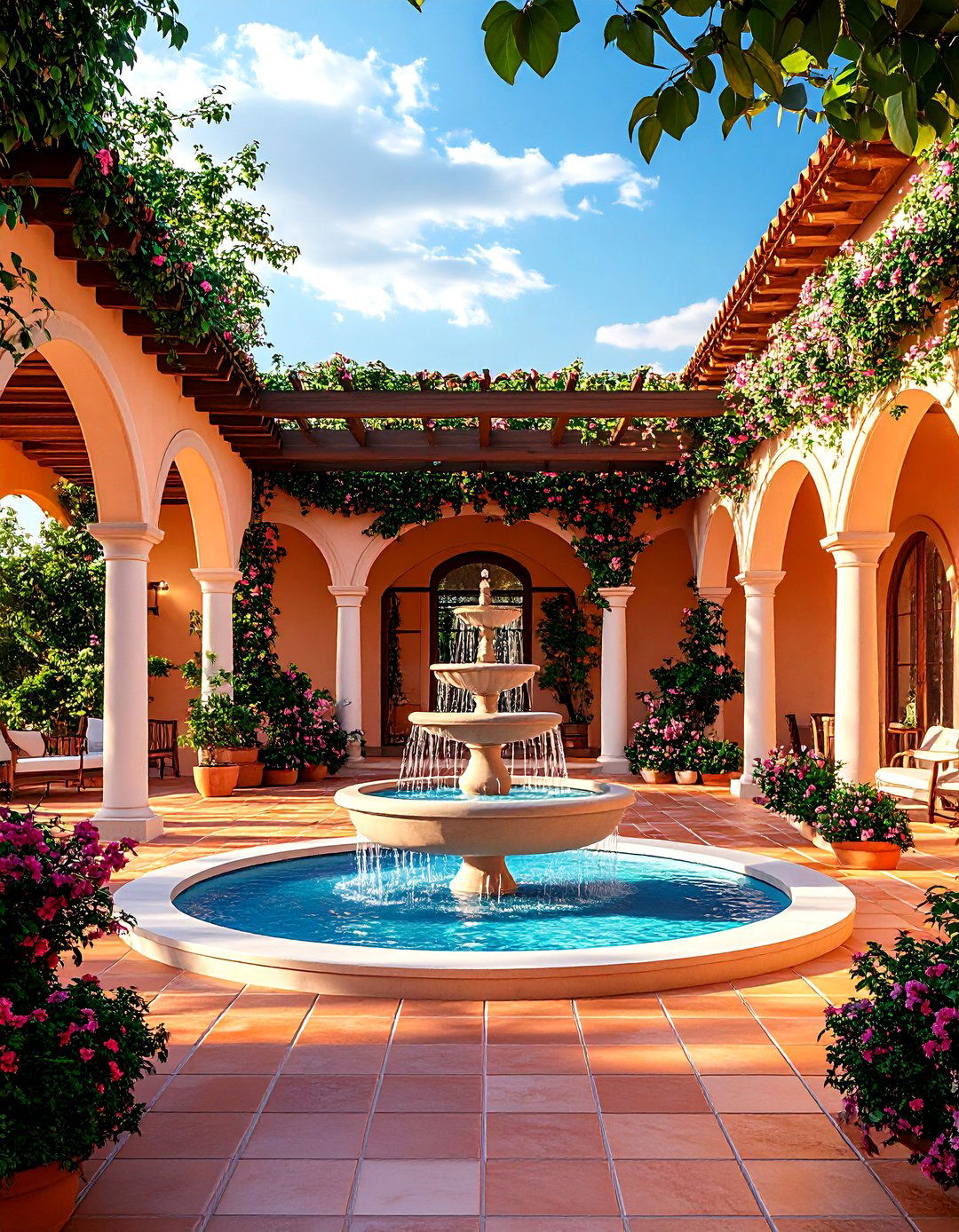 Mediterranean Courtyard Patio - 30 3d interior design software ideas