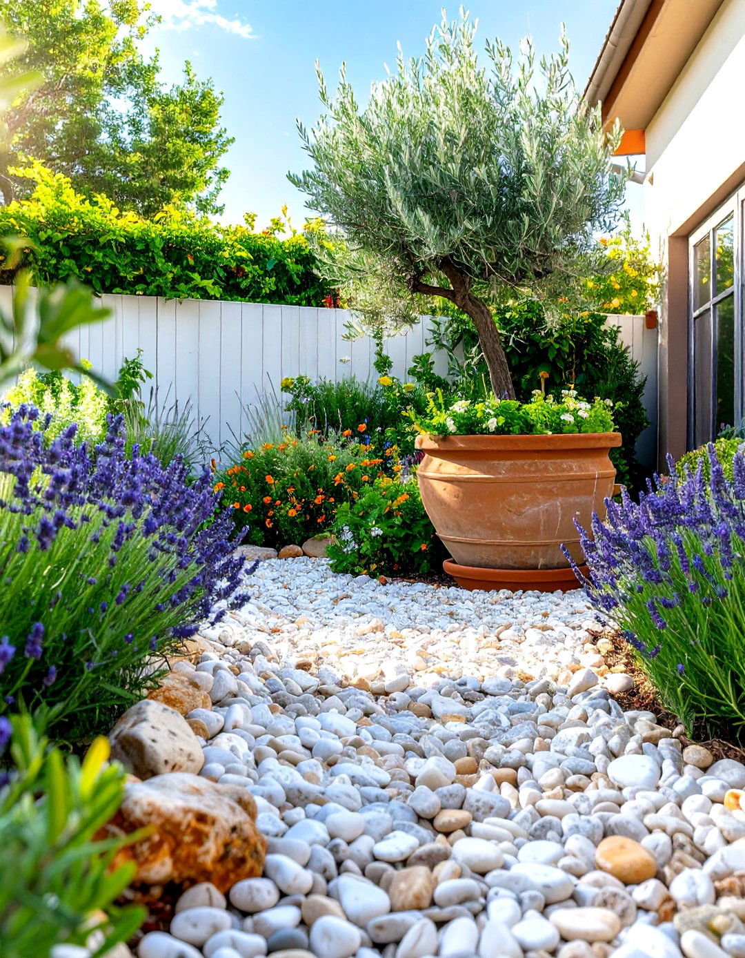 30 Front Yard Landscaping Ideas With Rocks No Grass - We Love Home Blog