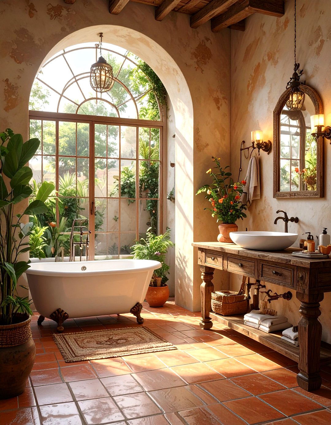 Mediterranean Inspired Bathroom Oasis - 30 bathroom interior design ideas