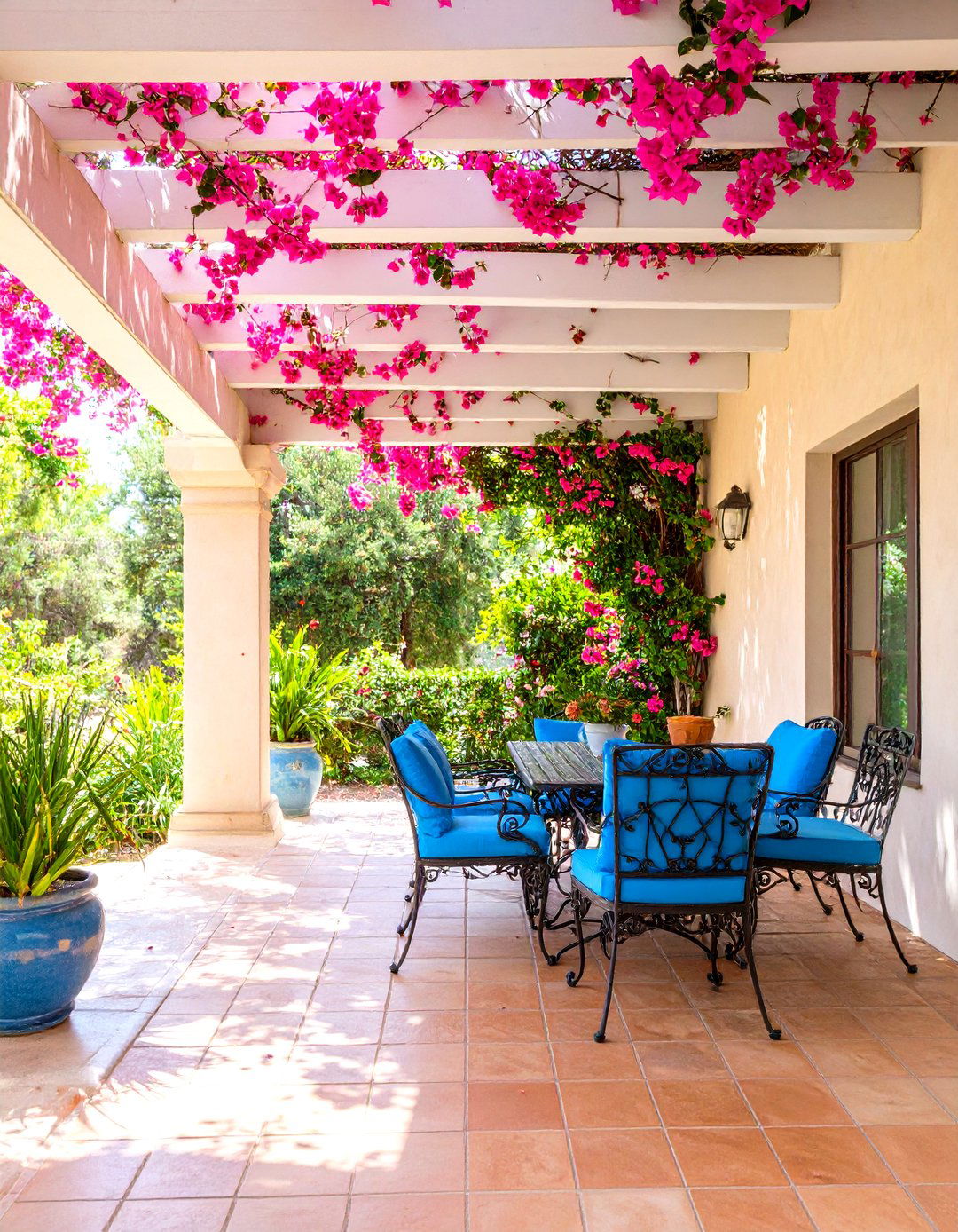 Mediterranean Inspired Covered Patio - 30 covered patio designs