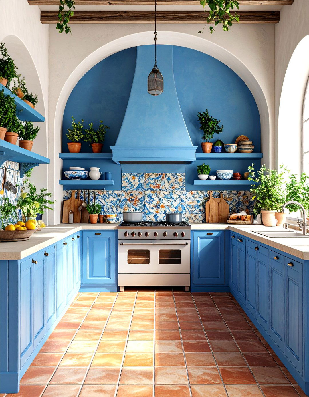 Mediterranean Revival Kitchen - 30 3d rendering interior design ideas