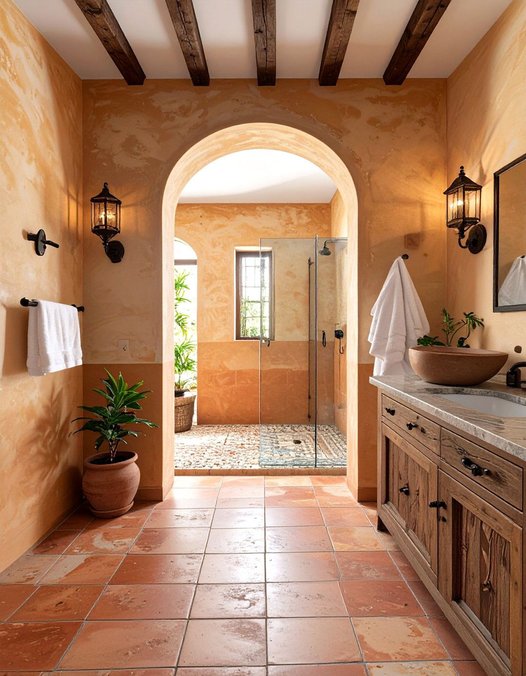 Mediterranean Spa Bathroom - 30 bathroom remodel ideas 2023