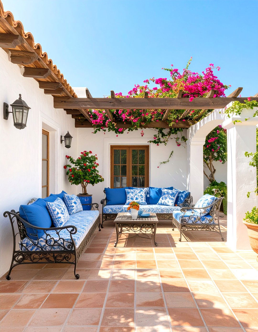 Mediterranean Style Patio Design - 30 interior design for new homeowners ideas