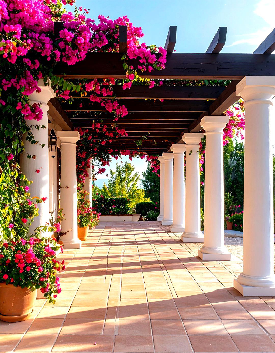Mediterranean Style Patio Pergola - 30 pergola ideas for patio