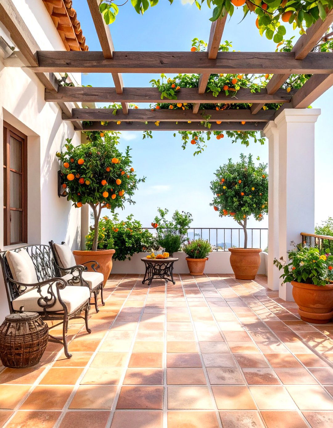 Mediterranean Terrace Garden - 30 interior design simulator ideas