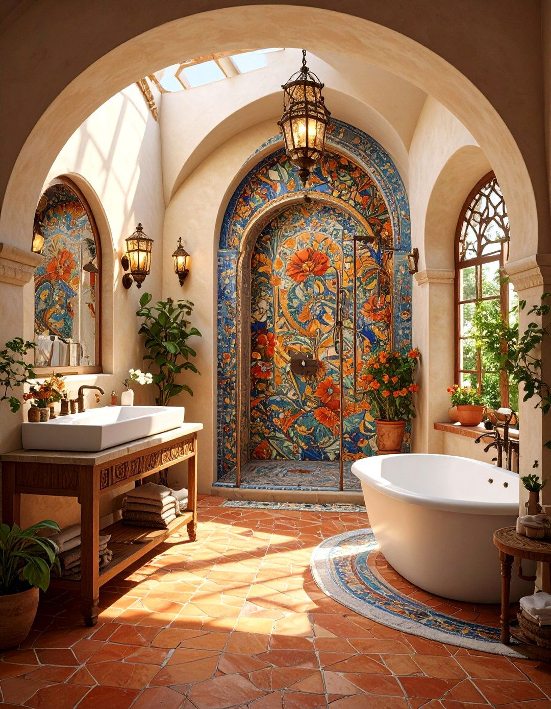 Mediterranean Villa Bathroom - 30 bathroom upgrade ideas