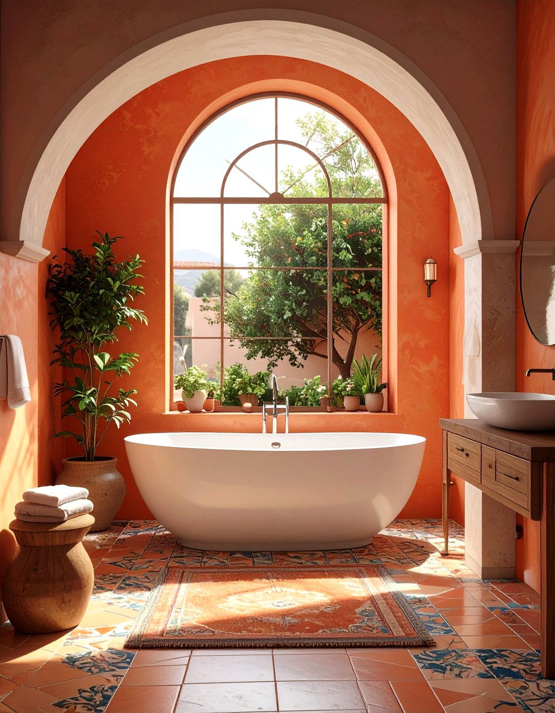 Mediterranean Villa Bathroom - 30 bathroom theme ideas