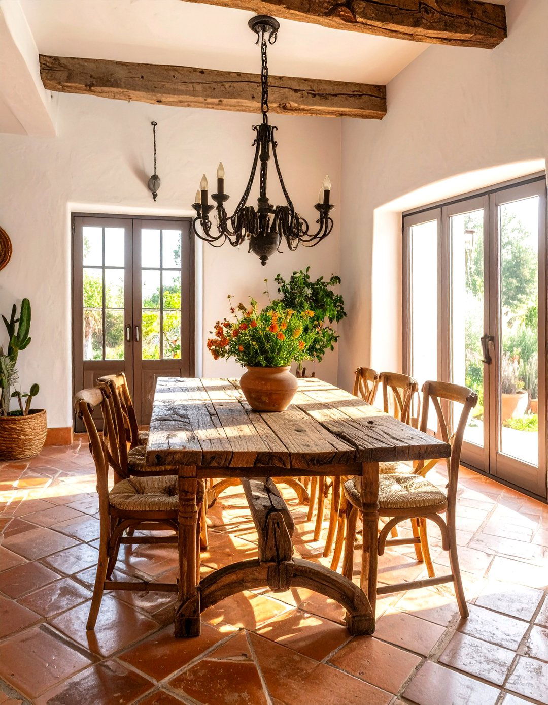 Mediterranean Villa Dining Room - 30 casual dining room ideas