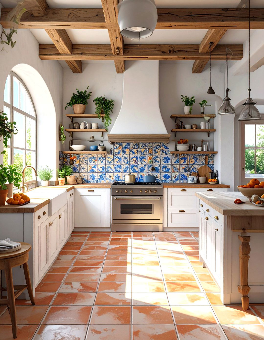 Mediterranean Villa Kitchen - 30 luxury modern kitchen designs