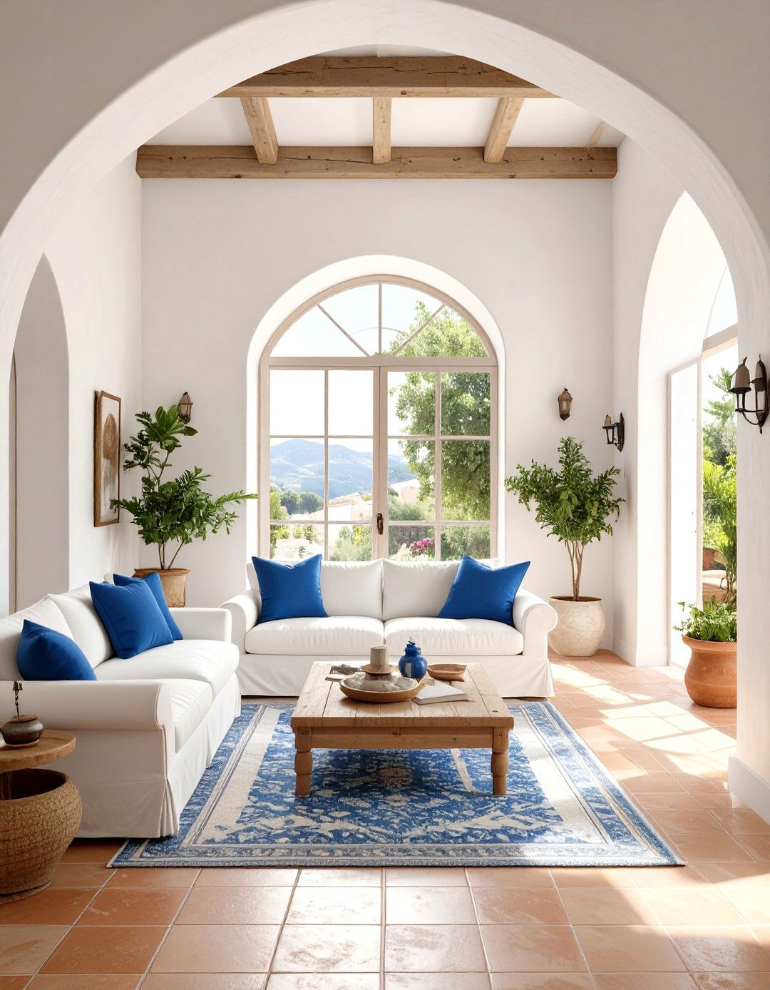 Mediterranean Villa Living Space - 30 interior design with natural light ideas