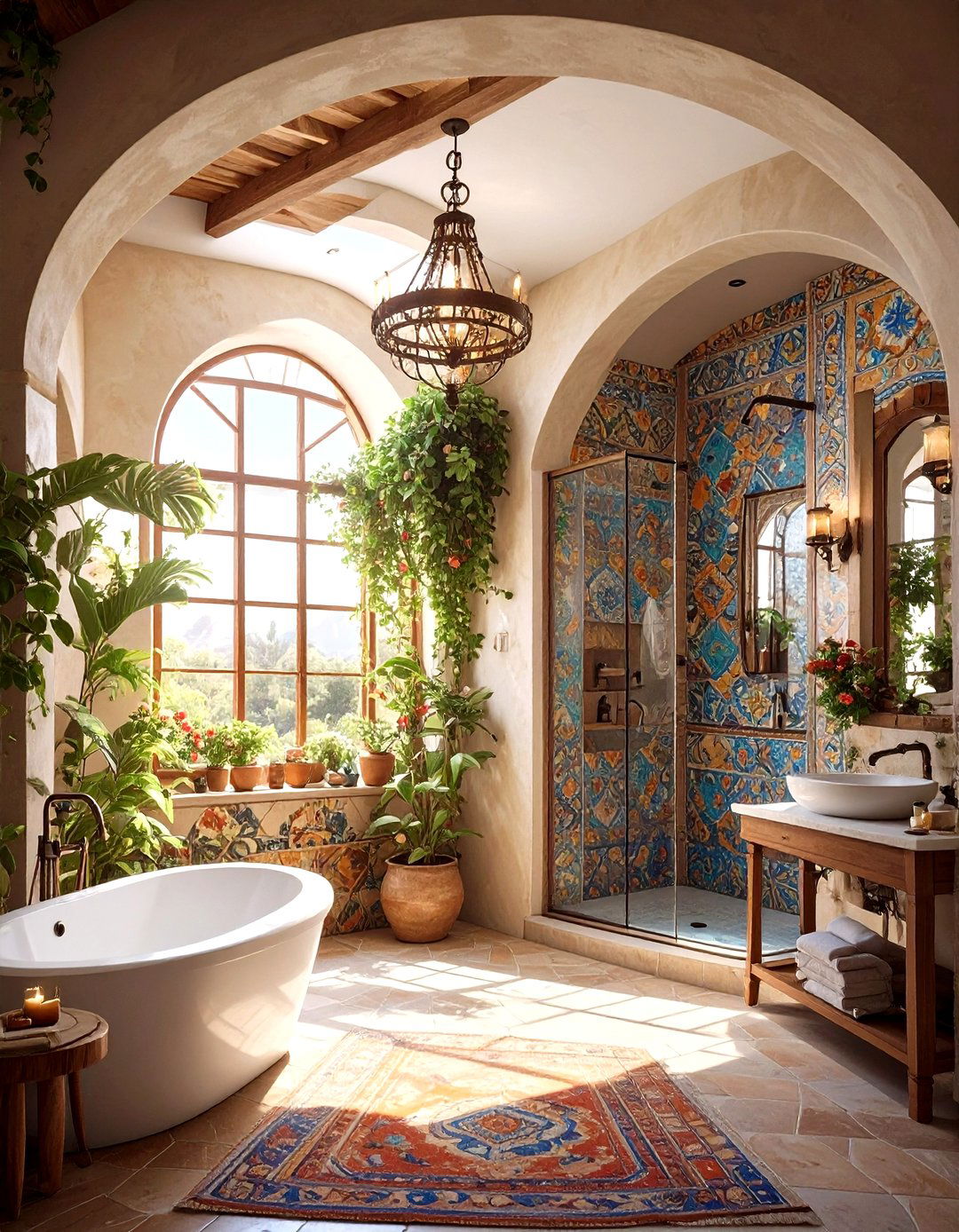 Mediterranean Villa Master Bathroom - 30 master bathroom designs