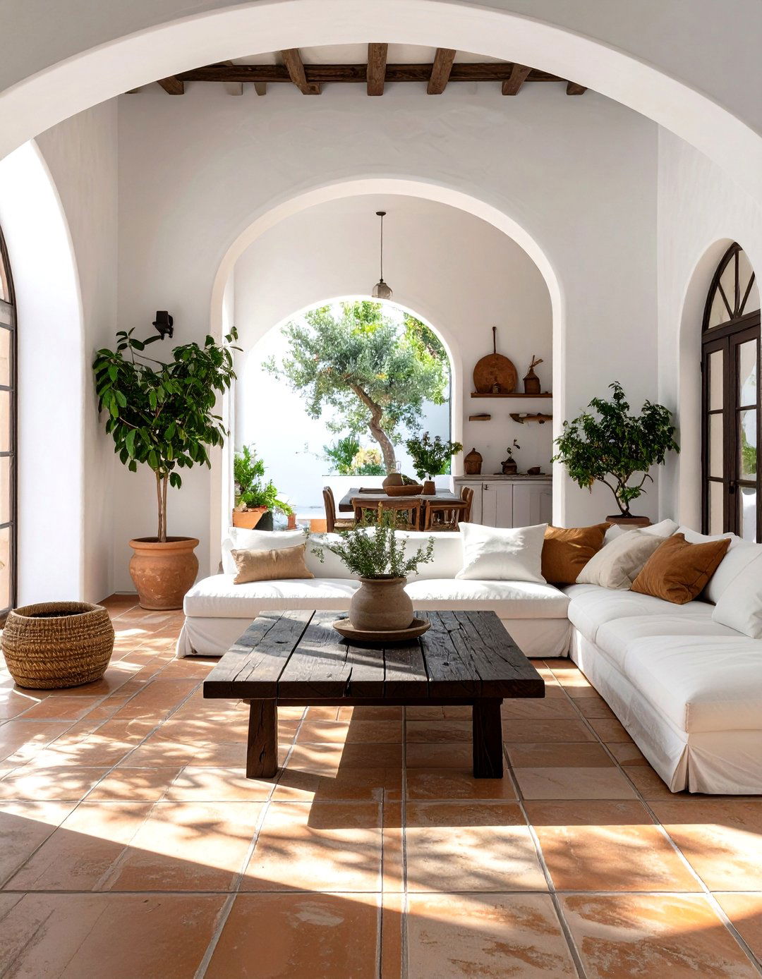 Mediterranean Villa Open Living Room - 30 open living room ideas