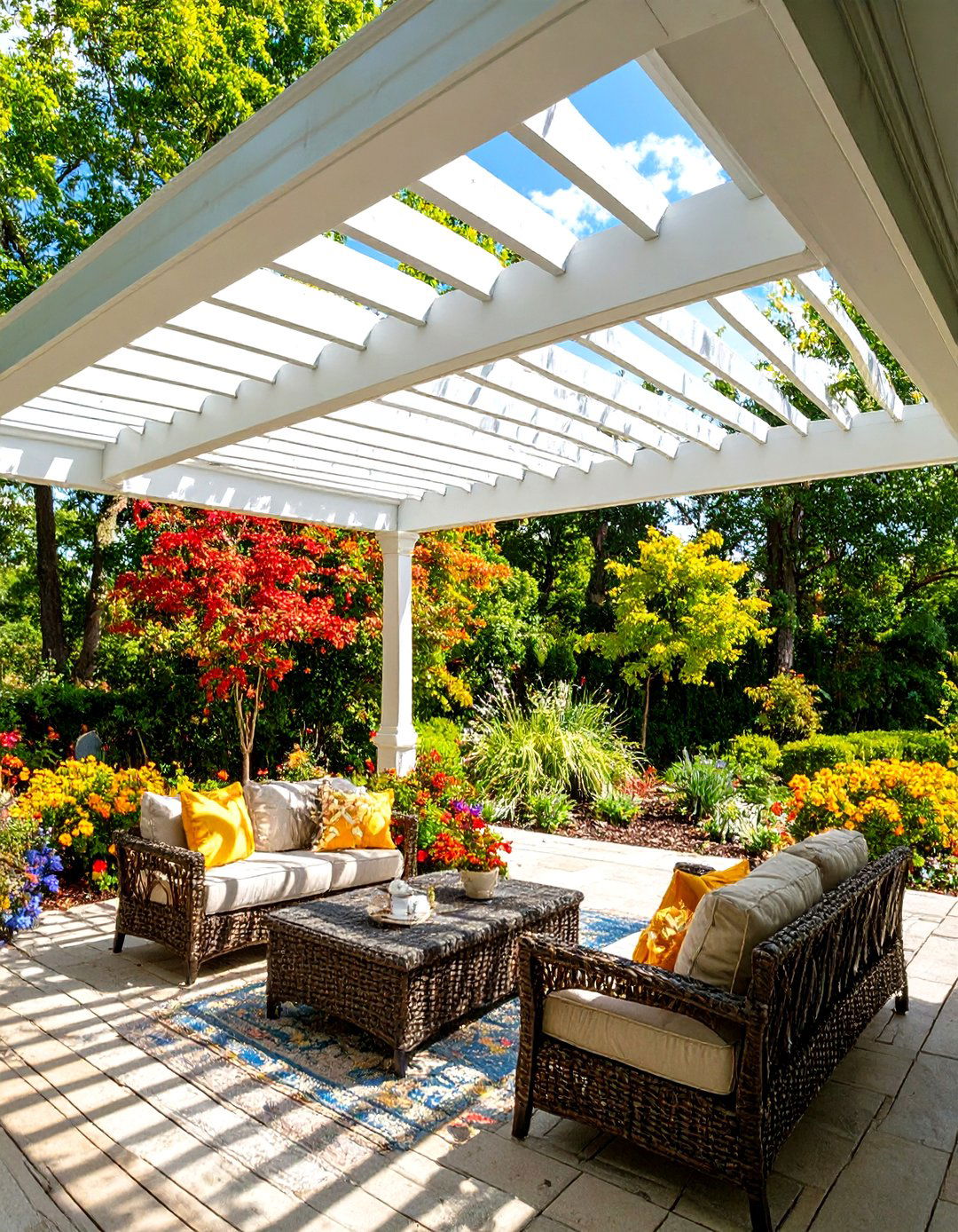 Membrane and Decorative Lattice Combination - 30 waterproof under deck ceiling ideas