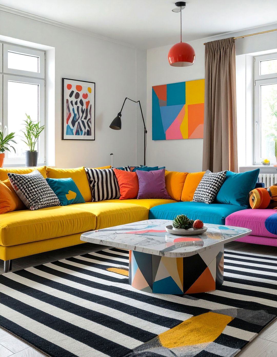 Memphis Design Style - 30 interior design aesthetics ideas