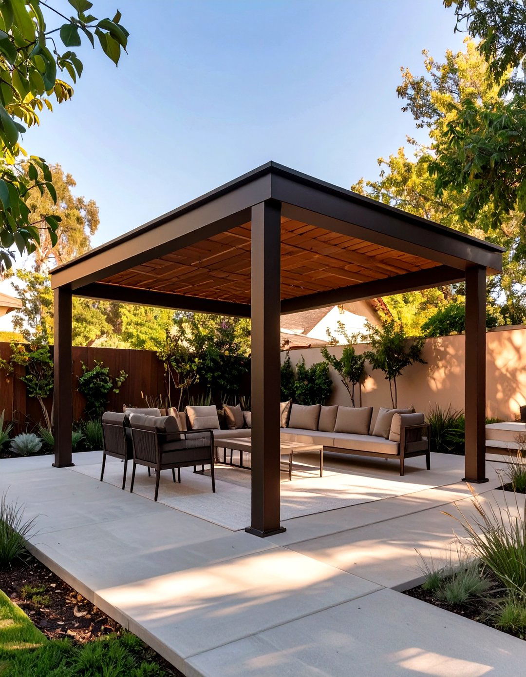 Metal Frame Outdoor Pavilion - 30 outdoor pavilion ideas