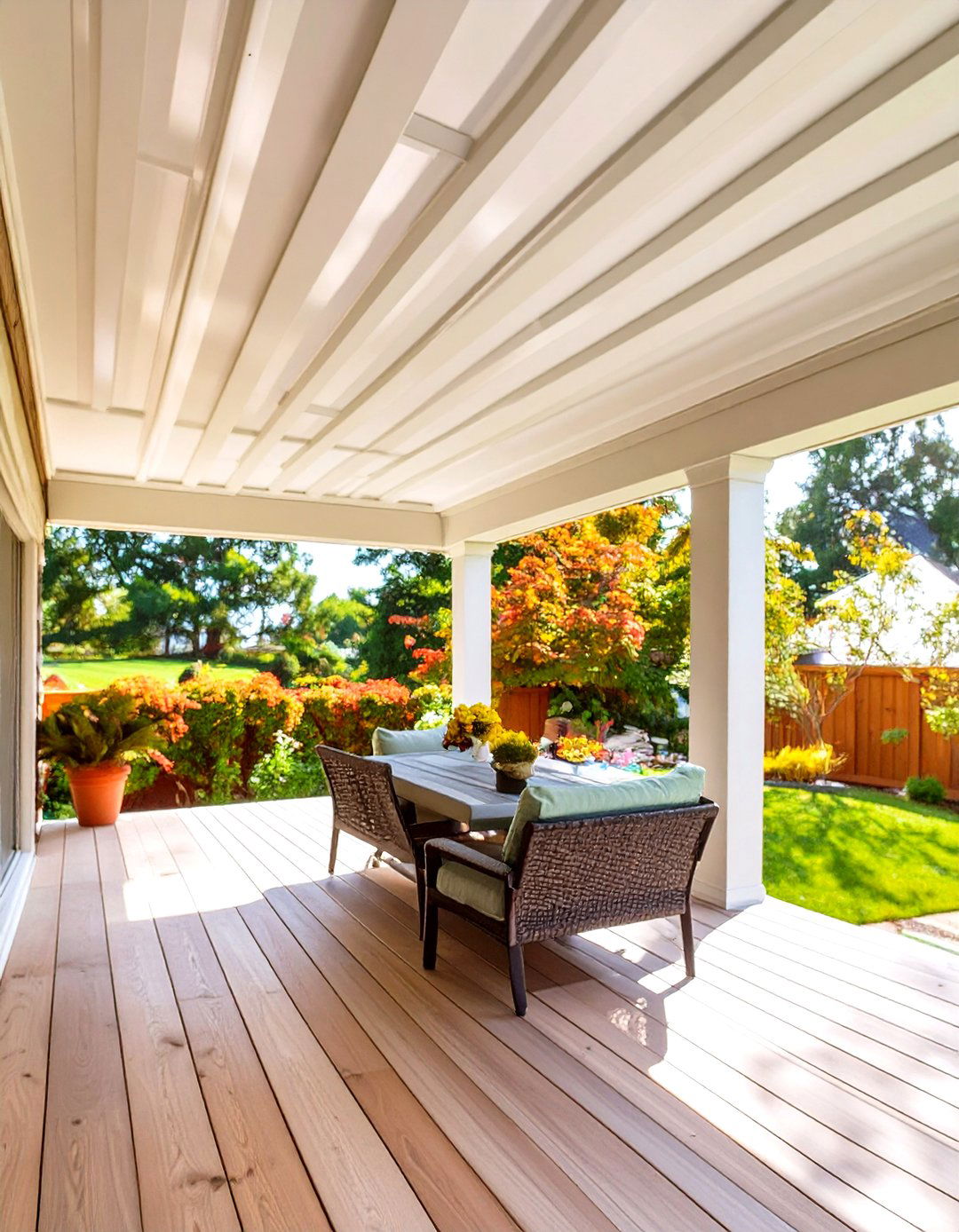 Metal Soffit Under Deck Ceiling - 30 waterproof under deck ceiling ideas