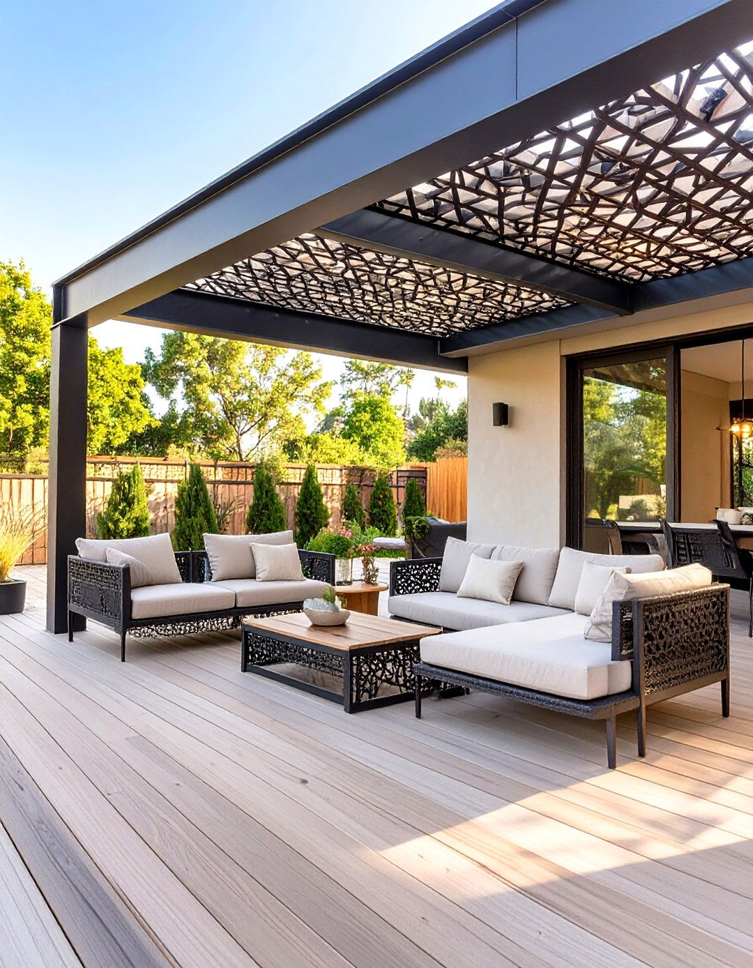 Metal Under Deck Lattice Panels - 30 under deck lattice ideas