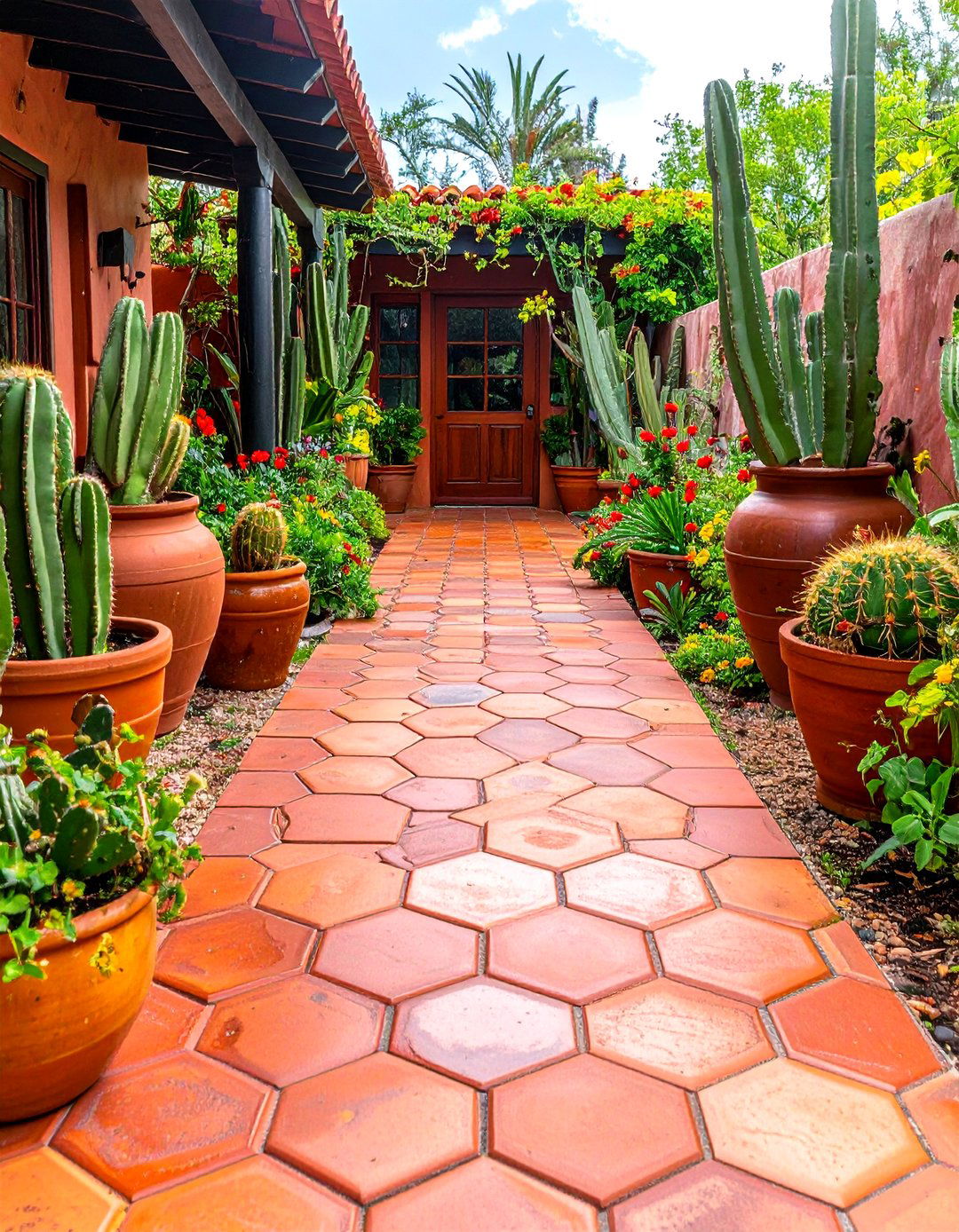 Mexican Saltillo Tile Patio Floor - 30 patio floor ideas