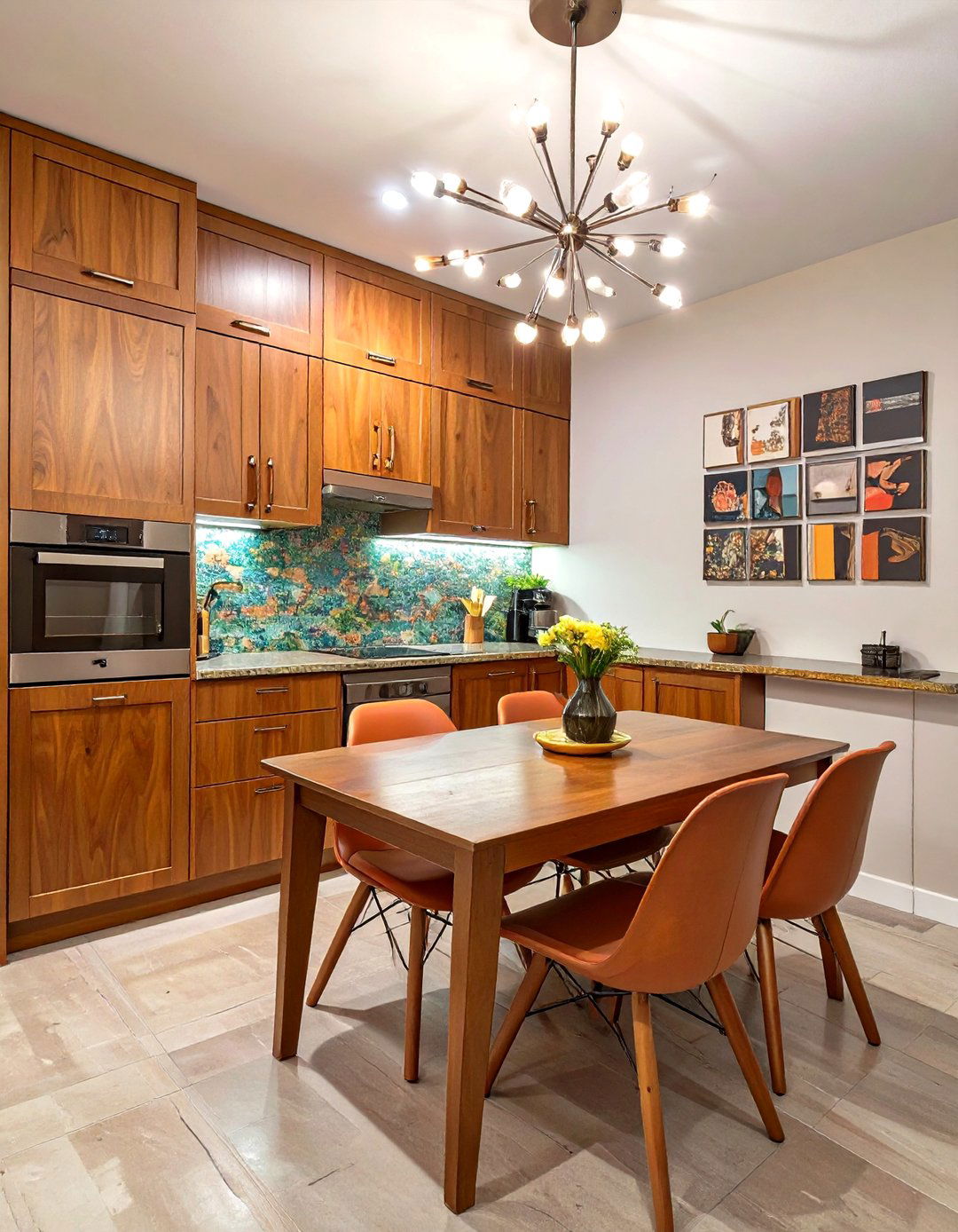 Mid Century Modern Basement Kitchenette - 30 basement kitchenette ideas