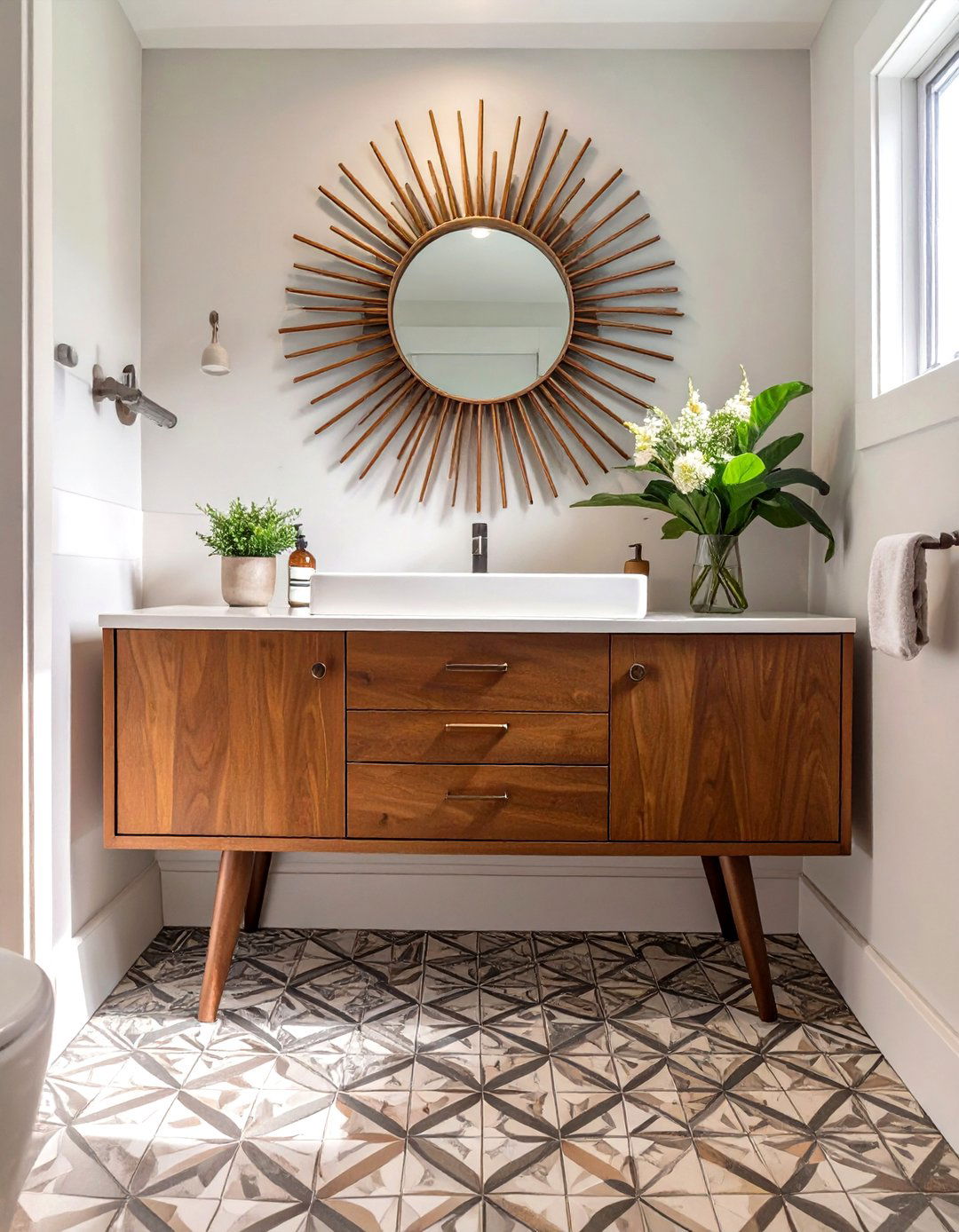 Mid Century Modern Bathroom - 30 modern bathroom design photos ideas