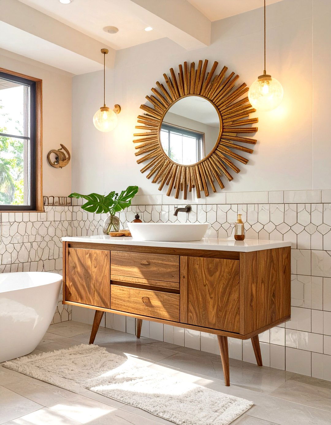 Mid Century Modern Bathroom - 30 bathroom pictures ideas