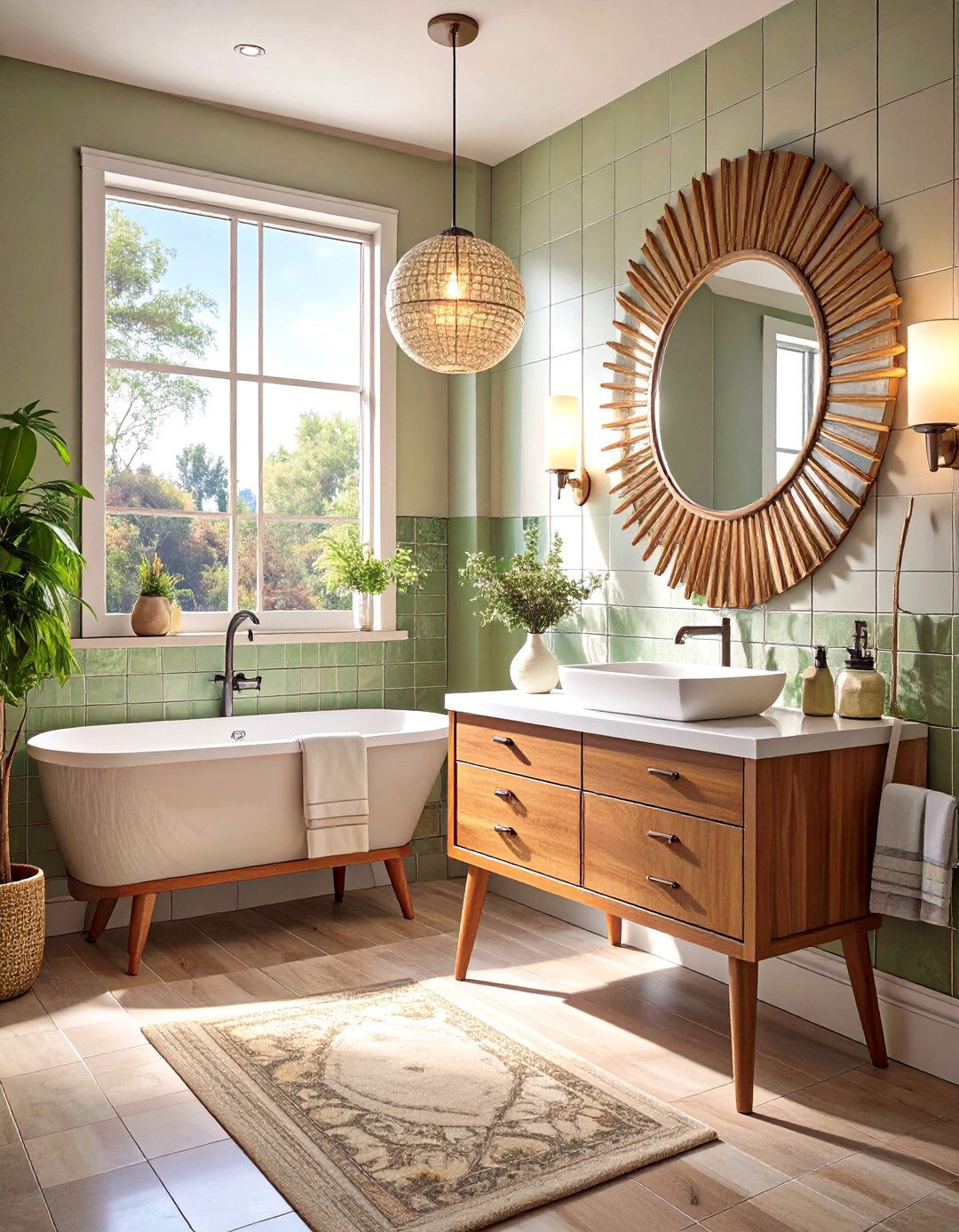 Mid Century Modern Bathroom - 30 bathroom remodel ideas 2022